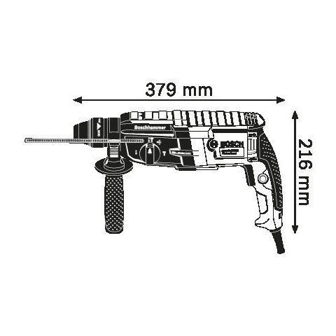 Перфоратор профессиональный Bosch GBH 2-28 Превью 1