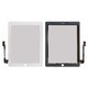Touchscreen compatible with iPad 3, iPad 4, (white) Preview 1