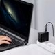Cable USB Baseus Zinc Magnetic, USB tipo C a DC Square Port, 200 cm, 100 W, negro, PD trigger, #CATXC-U01 Vista previa  2