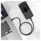USB Cable Baseus High Density Braided, (USB type C, Lightning, 100 cm, 20 W, black) #CATLGD-01 Preview 2