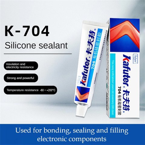 Sealant Glue Kafuter K-704, (45 g, white, semi-thick) Preview 1