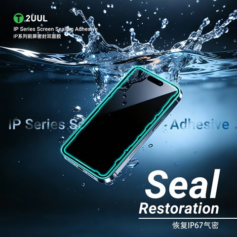 Etiqueta de pantalla 2UUL SA12 puede usarse con Apple iPhone 12, iPhone 12 Pro, 5 uds., adhesive Vista previa  4