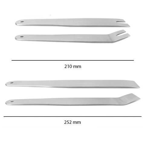 Car Trim and Panel Removal Tools Kit (Stainless Steel, 4 pcs.) Preview 1