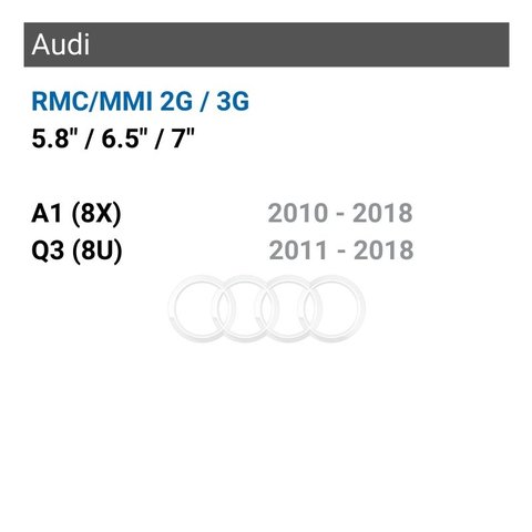 Wireless CarPlay and Android Auto Adapter for Audi with RMC / MMI 3G Preview 1