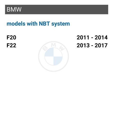 CarPlay / Android Auto 8.8″ monitor for BMW series 1 / 2 F20 F21 2013-2017 (NBT) Preview 1