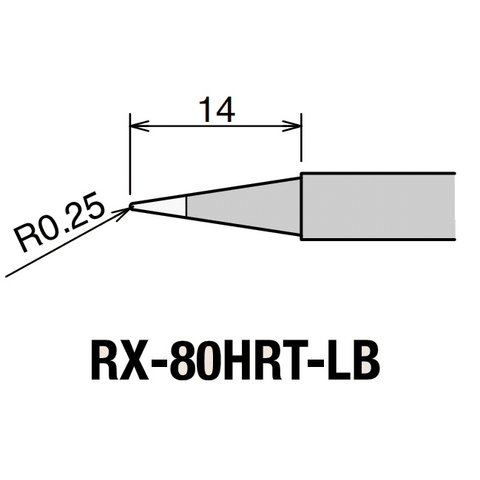 Soldering Iron Tip GOOT RX-80HRT-LB Preview 1