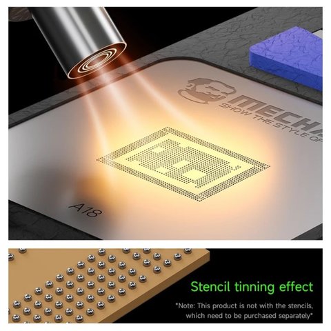 PCB Supporter Mechanic MagTin X, (with BGA stencil, for cleaning  CPU, A10-A18 pro) Preview 5