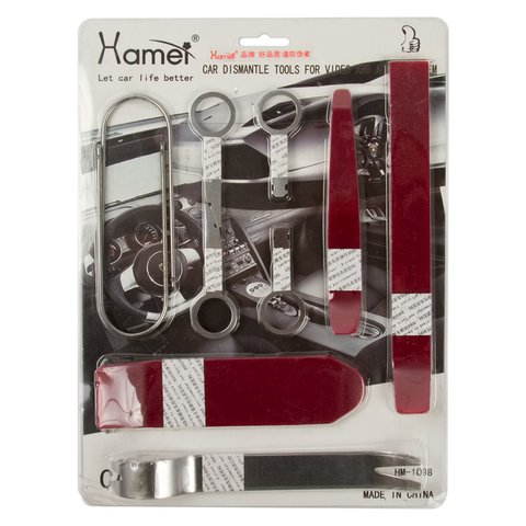 Juego de herramientas para tapicería  (10 utensilios, poliuretano/acero) Vista previa  1