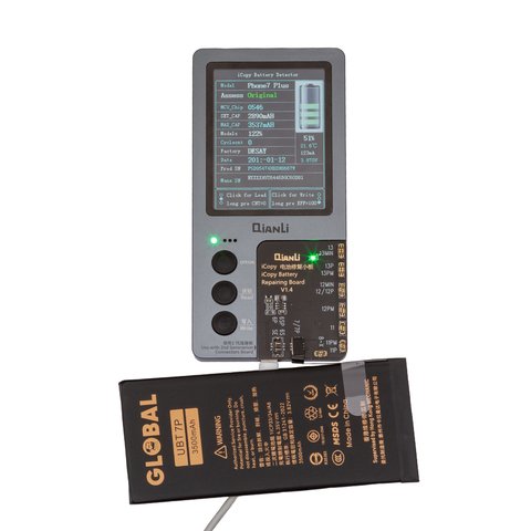 Batería Mechanic puede usarse con Apple iPhone 7 Plus, Li-Polymer, 3.82 V, 3500 mAh, mayor capacidad, original IC Vista previa  1