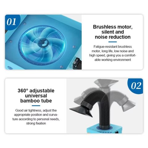 Absorbedor de humos Sunshine SS-6604 , de sobremesa Vista previa  5