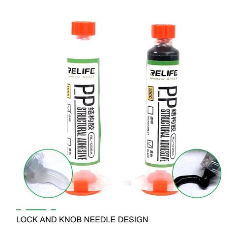 Adhesivo RELIFE RL-035A, poliuretano, transparente, para pegar tapas traseras, para marcos de pantalla, 5 ml Vista previa  1