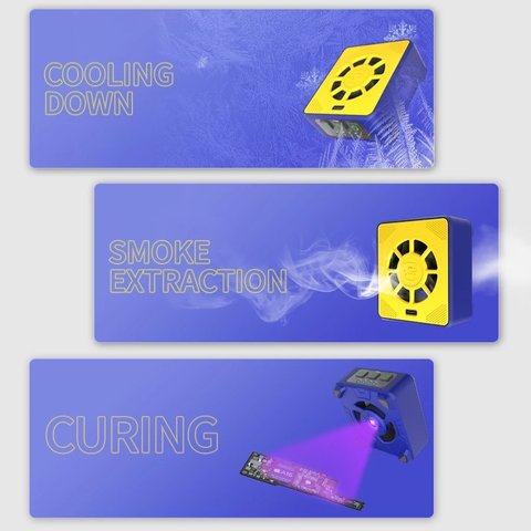 Lámpara ultravioleta Mechanic CUV-3, con un ventilador, con temporizador, con bateria Vista previa  2