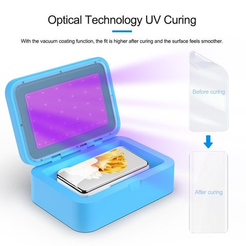Lámpara ultravioleta Sunshine S-918B SE, LED, de vacío, adecuado para pantallas curvas, (UV-Box) Vista previa  4