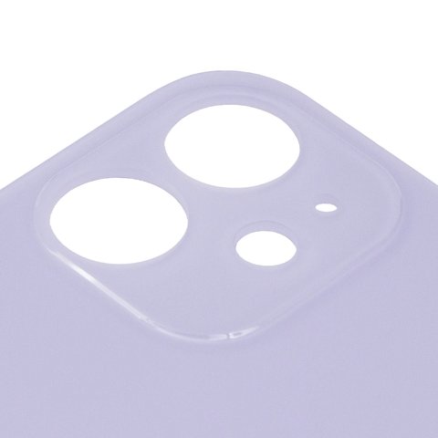Задняя панель корпуса для iPhone 11, фиолетовая, не нужно снимать стекло камеры, Original (PRC), big hole Превью 1