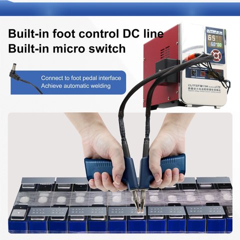 Тримач електродів для точкового зварювання 78A, з кабелем 35 мм², з регулюванням тиску Прев'ю 1