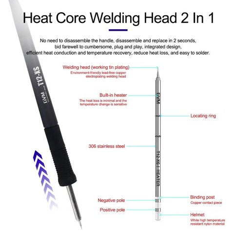 Паяльна станція GVM T12-XS, цифрова, 72 Вт Прев'ю 5