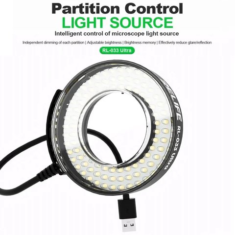 Подсветка для микроскопа RELIFE RL-033 Ultra, диодное, 105 LED Превью 1