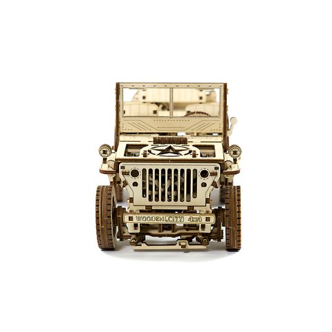 Дерев'яний механічний 3D-пазл Wooden.City Автомобіль 4х4 Прев'ю 4