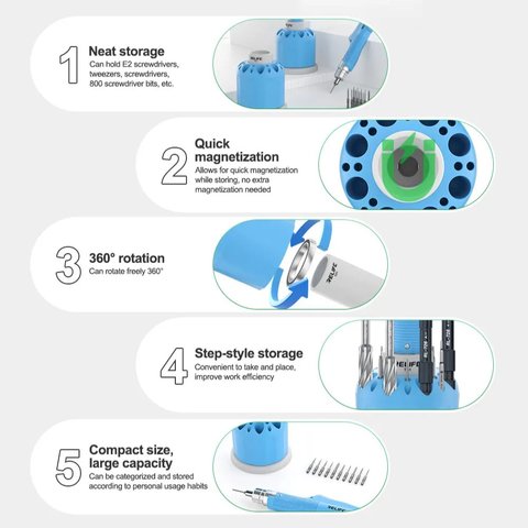 Органайзер RELIFE T01, з обертовим механізмом на 360°, пластик Прев'ю 4