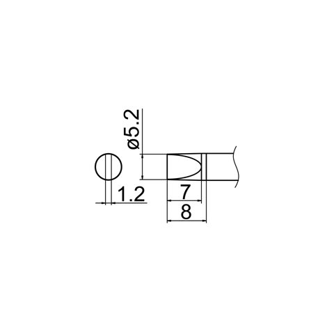 Soldering Tip HAKKO T12-D52 Preview 4
